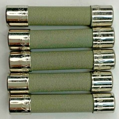 BUSS FUSES, MDA-6-1/4-R, 6.25 A, 250 VAC, TIME DELAY, LOT OF 5**
