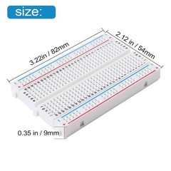 Breadboard Set 2Pcs 400 Point 2Pcs 830 Point Solderless Prototype Kit