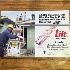 Lift Equipment, Inc. Portable Conveyor Replacement Belts