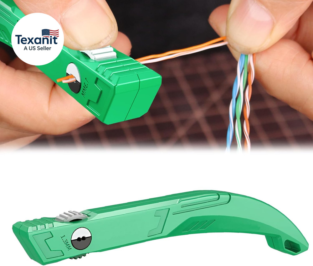 Wire Straightener & Untwist Tool for 1.3Mm Crystal Network Cables – Efficient Ca