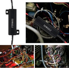 4Pcs 50W 6 Ohm LED Load Resistors to Fix Fast Blink & Error Code for Turn Signal