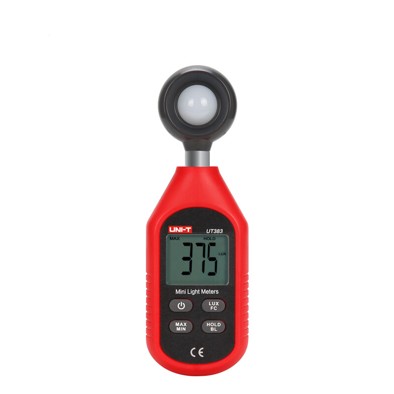 ​UNI-T UT383 Digital Luxmeter Tragbare Photometer Belichtungsmesser 200.000 LUX