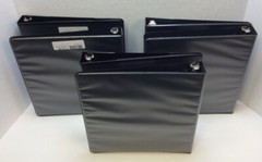 Blue Summit Supplies 1″ 3-Ring Binders, Black, Case of 6, Free Shipping