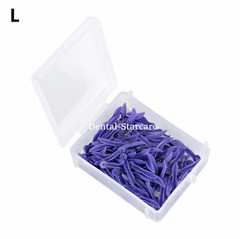 400x Dental Plastic Wedges Concave Design Arc Diastema Wedge w End Circular Hole