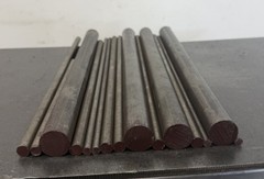 4130 AQ Steel Round Bar Stock 15 Pcs – CNC Lathe Machinable – 11.25 lbs