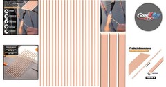 15% Silver Brazing Rods for HVAC Refrigeration 20 Sticks 0.050×1/8×10″