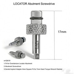Dental fit Zest Locator Abutment Removable for STRAUMANN Tissue Level RN Implant