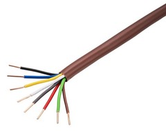 250ft – 18AWG Thermostat Alarm Security HVAC Wire Brown 18/8 CL2 Solid CCA Cable
