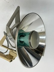 Vtg Burton 220 Industrial Medical Dental Wall Mount Exam Lamp Light Adjustable
