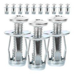 25 Sets Hollow Wall Anchor Screw Fastener Anchors Expandable Bolt Inserts