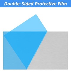 6061-T6 Aluminum Sheet 12x16x1/8 Inch Thickness Durable Aluminum Plate, Thick Me