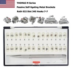 Dental Orthodontic Self Ligating Brackets Damon Q Clear Ceramic Metal Roth MBT