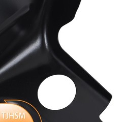 Black Left Right Rear Steel Bumper Face Bar Replacement for F250 2008-2016