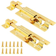 Zorfeter 3 Inch Barrel Bolt Latch, Stainless Steel Slide Door Latch Lock with…