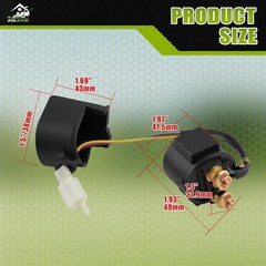 Solenoid Starter Relay for 4-Stroke 50cc 70cc 90cc 100cc 150cc 200cc 250cc ATV 4