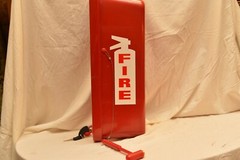 🎯 NEW 5LB RED FIRE EXTINGUISHER CABINET AND 5LB ABC FIRE EXTINGUISHER COMBO