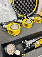 NEW Enerpac P142 + RSM100 RSM200 RSM300 Low Profile Cylinder Set in Case 30 Ton
