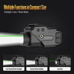 DEFENTAC 800lm Pistol Light with Green Beam for and Combo