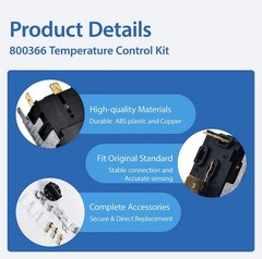 New Erchon 800366 Refrigerator Temperature Control Kit Fits True 077B7172 988282