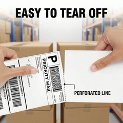 –1000PACK labels 4 x 6 Direct Thermal Shipping Labels For Zebra Rollo Printers