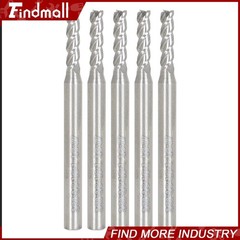 5PCS 3/32″ 4 FLUTE CARBIDE END MILL 3/8″ CUT LENGTH