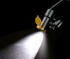 Dental Surgical 5W LED Headlight Lamp with Filter without Battery for Loupes US
