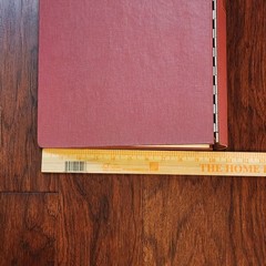 Lot National Brand 87-124 USA 3-Ring Binder 4” Spine Heavy Duty Piano Hinge RED