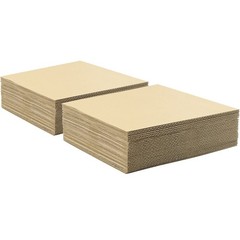 Golden State Art, 50 pack 8×10 Corrugated Cardboard Sheets 8×10, 50-pack