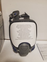 NEW! 3M Reusable Full Face Respirator Facepiece Construction Riot Gas Mask SMALL