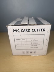 Manual PVC Business Card Cutter Round Corner Card Machine 88 X 60 mm All Metal