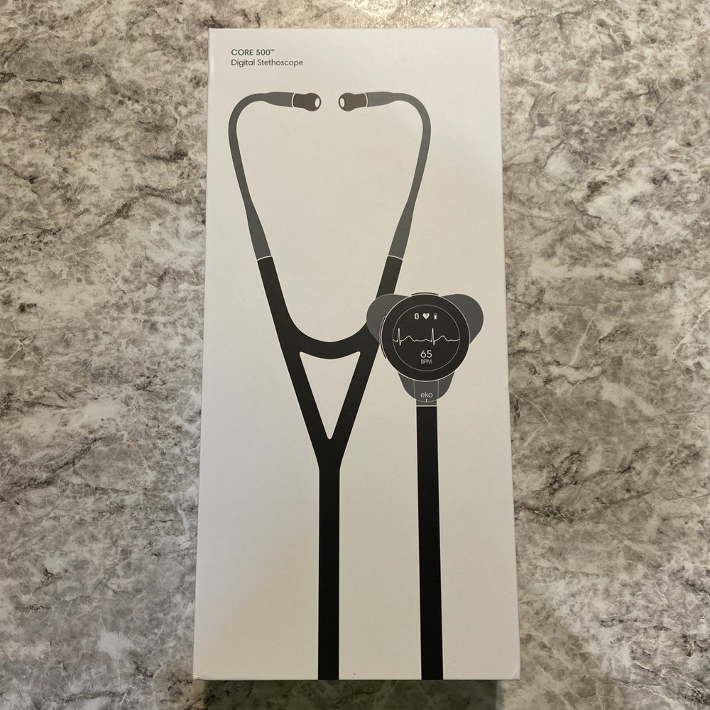 Eko CORE 500 Digital Stethoscope Rose Gold RARE! Plus extra earbuds and covers!!