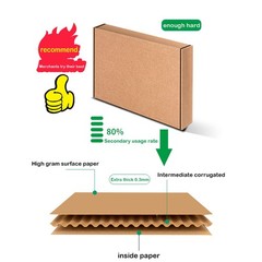 Orange Corrugated Shipping Packaging Box for Gifts,Wedding&All Festivals