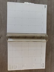 The Dailee 2026 Daily Weekly Monthly Planner Spiral Calendar Year 2026 7×9 READ