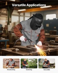 VEVOR Leather Welding Sleeves Heavy Duty Cowhide Flame Resistant Work Sleeves
