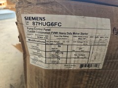 SIEMENS PUMP CONTROL PANEL 87HUG6FC, 50HP ,TYPE 3R NEW IN BOX! MAKE OFFER!
