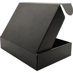 9x6x2 inches Small Shipping Boxes Set of 50 – Black Mailer Corrugated Cardboa…