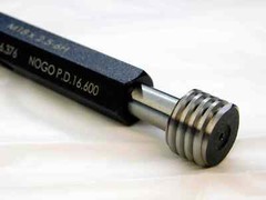 NEW M18 X 2.5 6H METRIC THREAD PLUG GAGE 18.0 2.50 GO NO GO PD’S 16.376 & 16.600