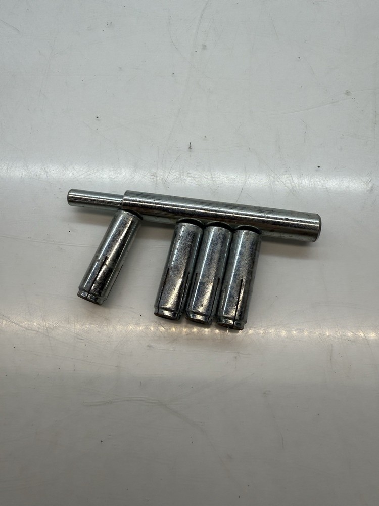 1/2″ X 2″ Drop In Concrete Expansion Anchor Zinc 4 Anchors With Tool