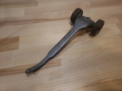 Vintage GOLDBLATT Masonry Bricklayer Skate Wheel Joint Raker Tool Aluminum – 9″