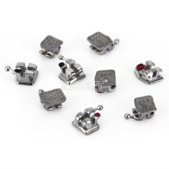 AZDENT Dental Orthodontic Brackets Braces MIM Monoblock Roth.022 Hook 3-4-5