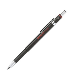 rOtring 300 Mechanical Pencil | 2.0 mm | 1 Count (Pack of 1), Black red