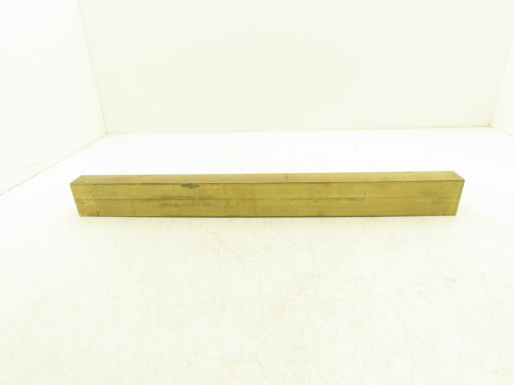 360 Yellow Brass Stock Rectangle Flat Bar 1-1/2″x 2-1/2″x 25″L 28.5lbs