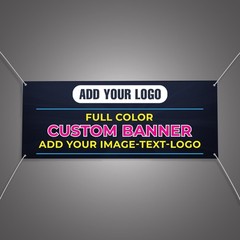 Custom Vinyl Banner 13oz | Personalized Indoor Outdoor Advertising Banner/Sign