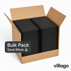 1000 Black #000 4×8 Poly Bubble Mailers Padded Envelopes Self Seal