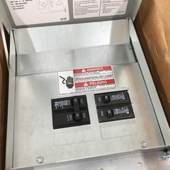 Eaton 125A Power Outlet Panel 1PH 3 Wire Surface Mount CHM9N9NKNS Temp Power/RV
