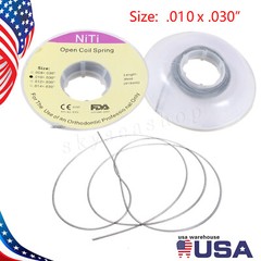 USA Dental Orthodontic Niti Open Coil Spring Spool Dia.010 *030 ” inch 914mm cw