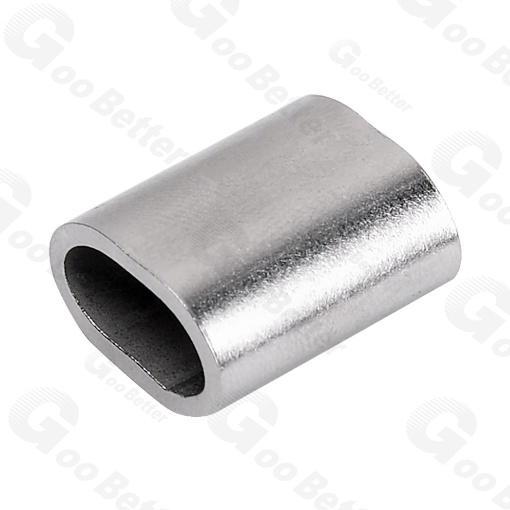 Copper / Stainless Steel Ferrules Crimping Sleeve Wire Rope Cable For Steel Wire