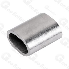 Copper / Stainless Steel Ferrules Crimping Sleeve Wire Rope Cable For Steel Wire