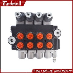 4 Spool Hydraulic Monoblock Double Acting Control Valve 11 GPM SAE Ports 3625PSI