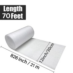 12″x 70′ Foam Wrap Rolls for Moving Packing Foam Roll Packing Materials Shippin